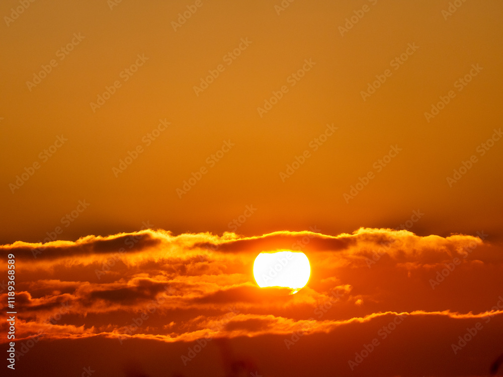 Sonnenuntergang im Winter Sonnenuntergang im Winter
