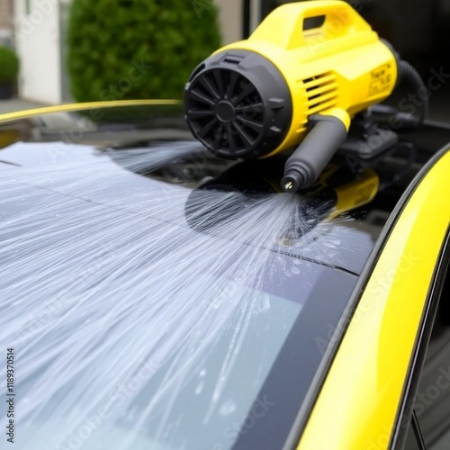 High Powered Drying on a Car Roof