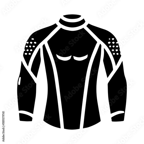 Simple Vector Icon of a Wetsuits – Logo Design Illustration