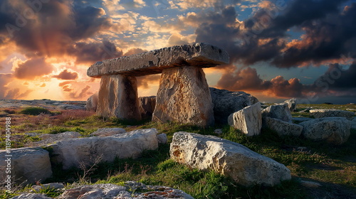 Mystical atmosphere The megalithic structures of M_012
