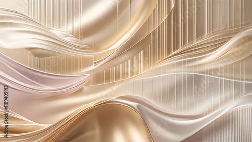 Ethereal Light-Filled Abstract Background Wallpaper Design - Soft, Radiant, and Serene Artistic Atmosphere