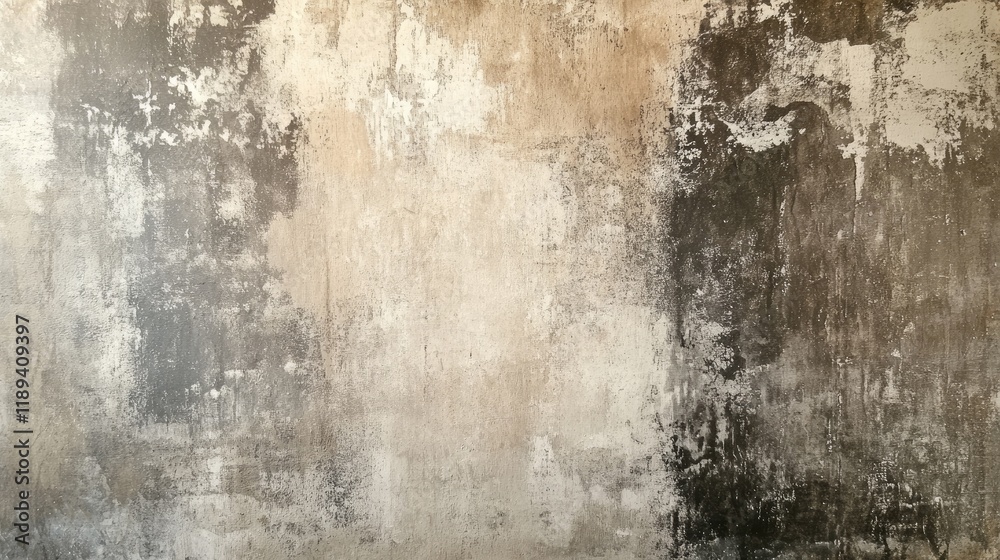 Fototapeta premium Abstract Textured Wall: A Study in Brown and Grey Hues
