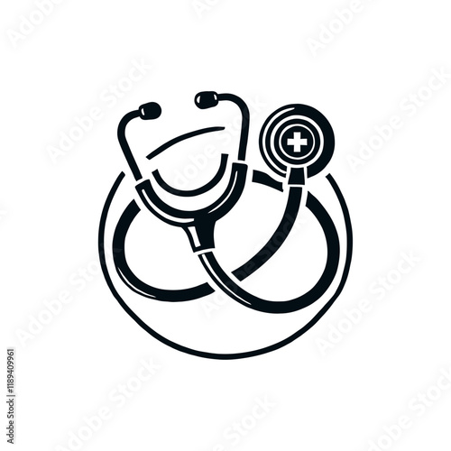 stetoskop icon vector