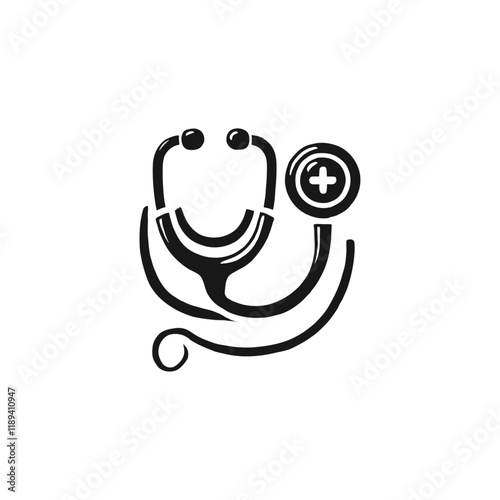 stetoskop icon vector