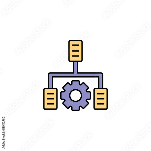 Icon a IT INFRASTRUCTURE, isolated against a clean background.
