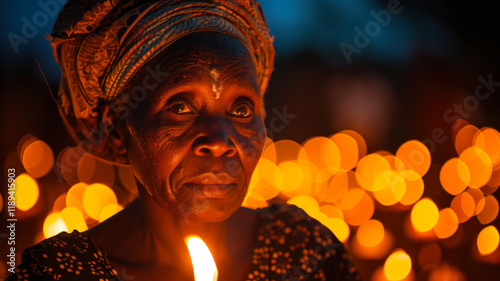 Candlelight Vigil Honoring Victims of 1994 Genocide  
 photo