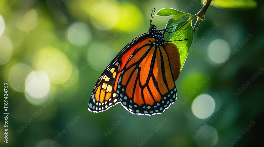 The sight of a butterfly emerging from its cocoon, symbolizing transformation, growth, and new beginnings. The sight of a butterfly emerging from its cocoon, symbolizing transformation, growth, and new beginnings.