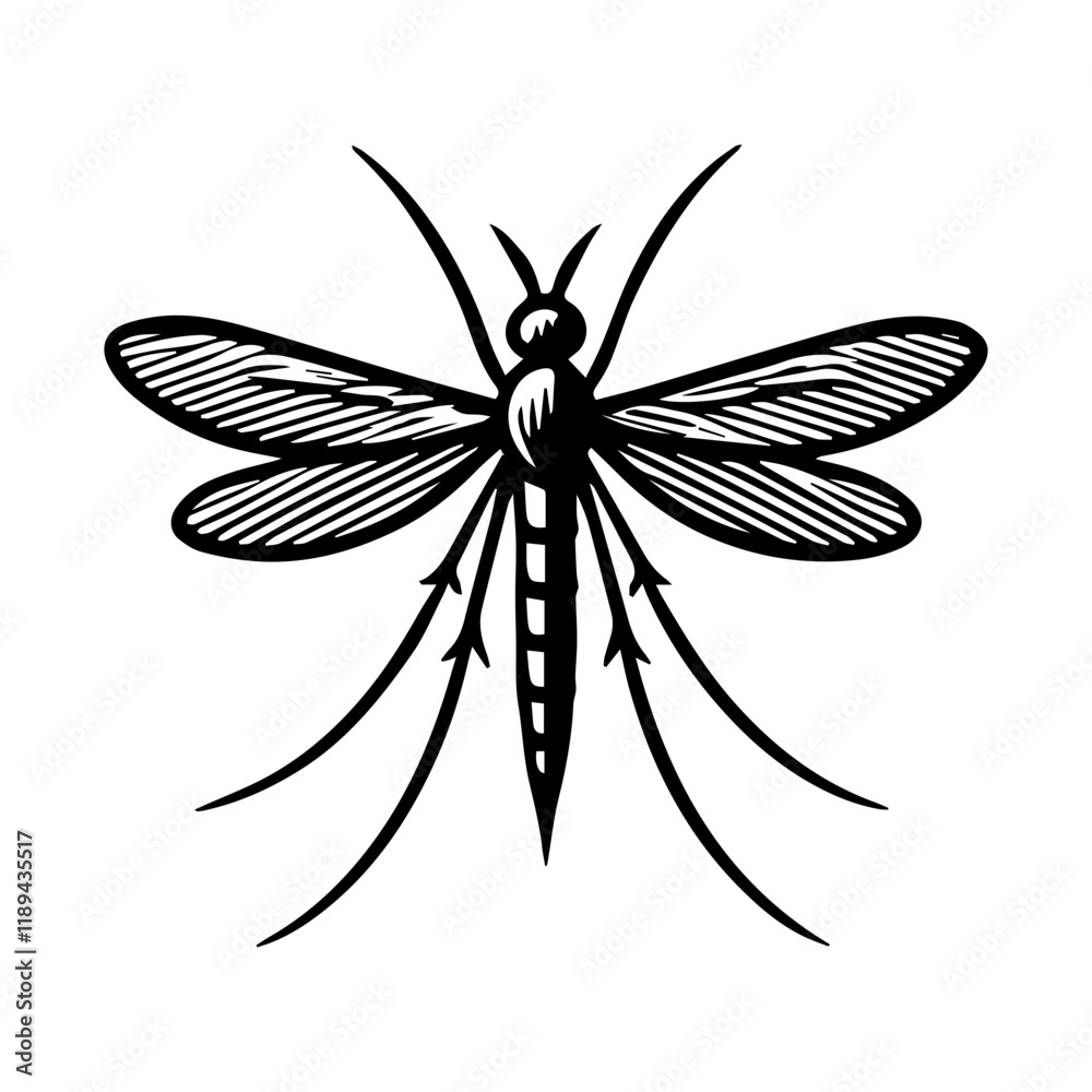Simple Vector Icon of a German Catchfly – Logo Design Illustration Simple Vector Icon of a German Catchfly – Logo Design Illustration