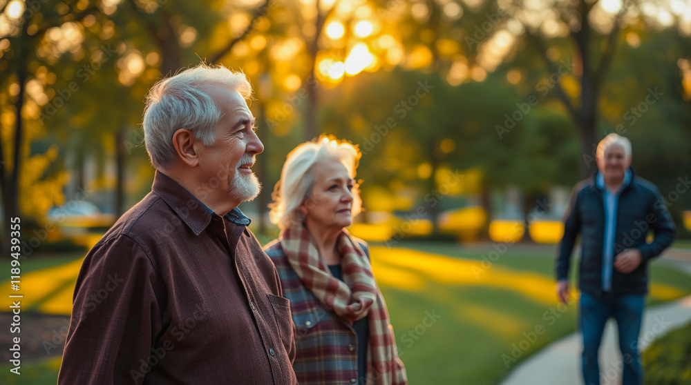 AI-generated images of active happy seniors enjoying life AI-generated images of active happy seniors enjoying life