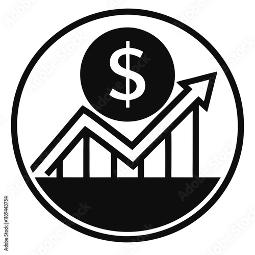 Business profit  icon illustration photo