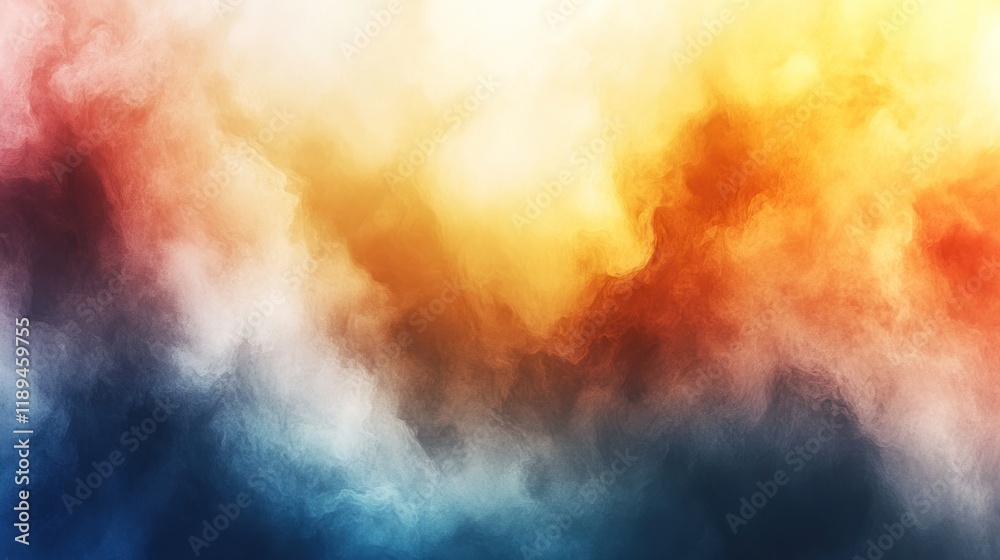 Obraz premium Abstract colorful smoke background.
