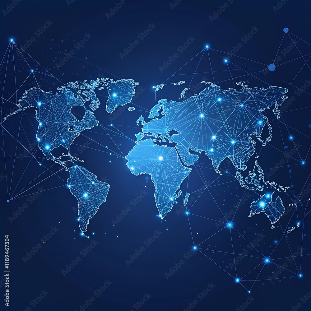 Fototapeta premium world map