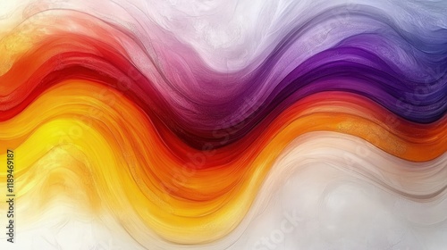 A 3D flowing, liquid-like surface with subtle, glowing undulations in soft pastel colors. photo