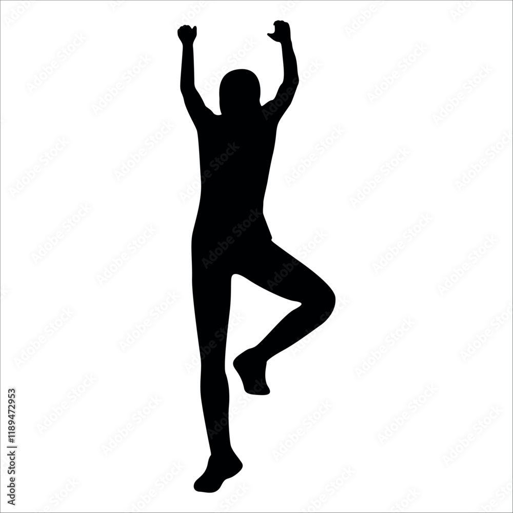 Climber Climbing in mountains silhouette vector illustration Climber Climbing in mountains silhouette vector illustration