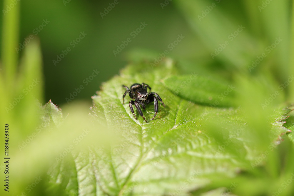 Saltique noire (Evarcha arcuata)
Evarcha arcuata in its natural element
Saltique noire (Evarcha arcuata)
Evarcha arcuata in its natural element
