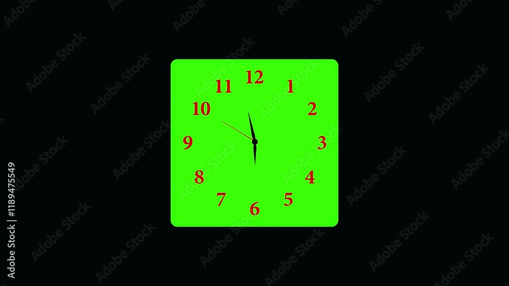Clock Timelapse Greenscreen Alpha Loop, Fast movement of clock hands motion blur, Time Passing Fast. 12 Hours Classic Clock, abstract beautiful wall clock animation background. Clock Timelapse Greenscreen Alpha Loop, Fast movement of clock hands motion blur, Time Passing Fast. 12 Hours Classic Clock, abstract beautiful wall clock animation background.