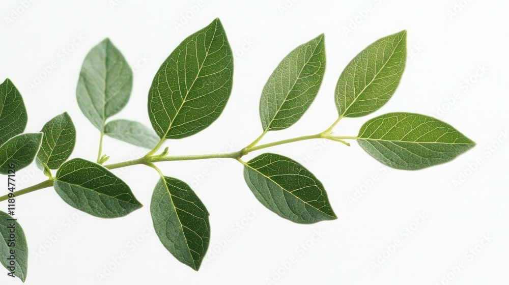 a close up of green leaves on a branch a close up of green leaves on a branch