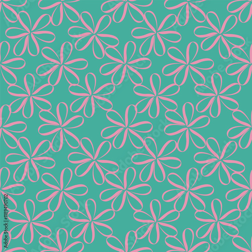 Seamless flowers pattern, floral print.