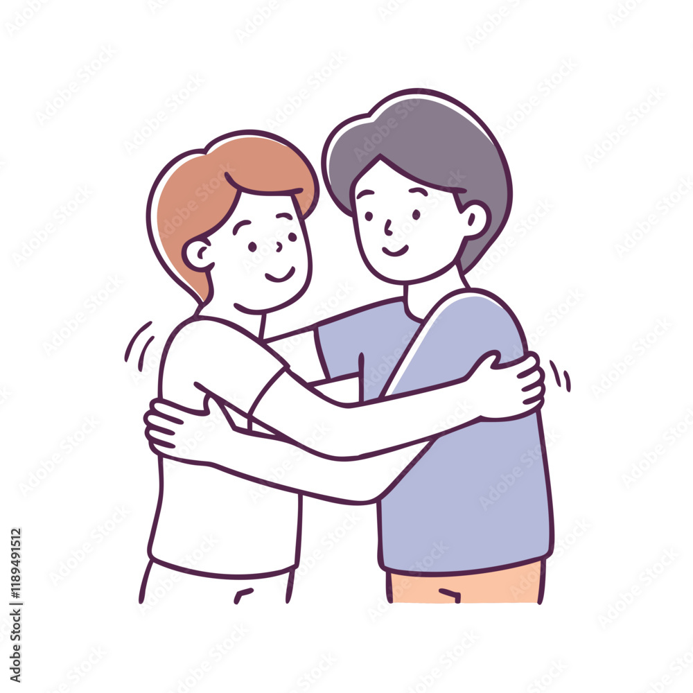 two friends hugging two friends hugging vector illustration - simple illustration of two friends hugging, perfect for logos two friends hugging two friends hugging two friends hugging vector illustration - simple illustration of two friends hugging, perfect for logos two friends hugging