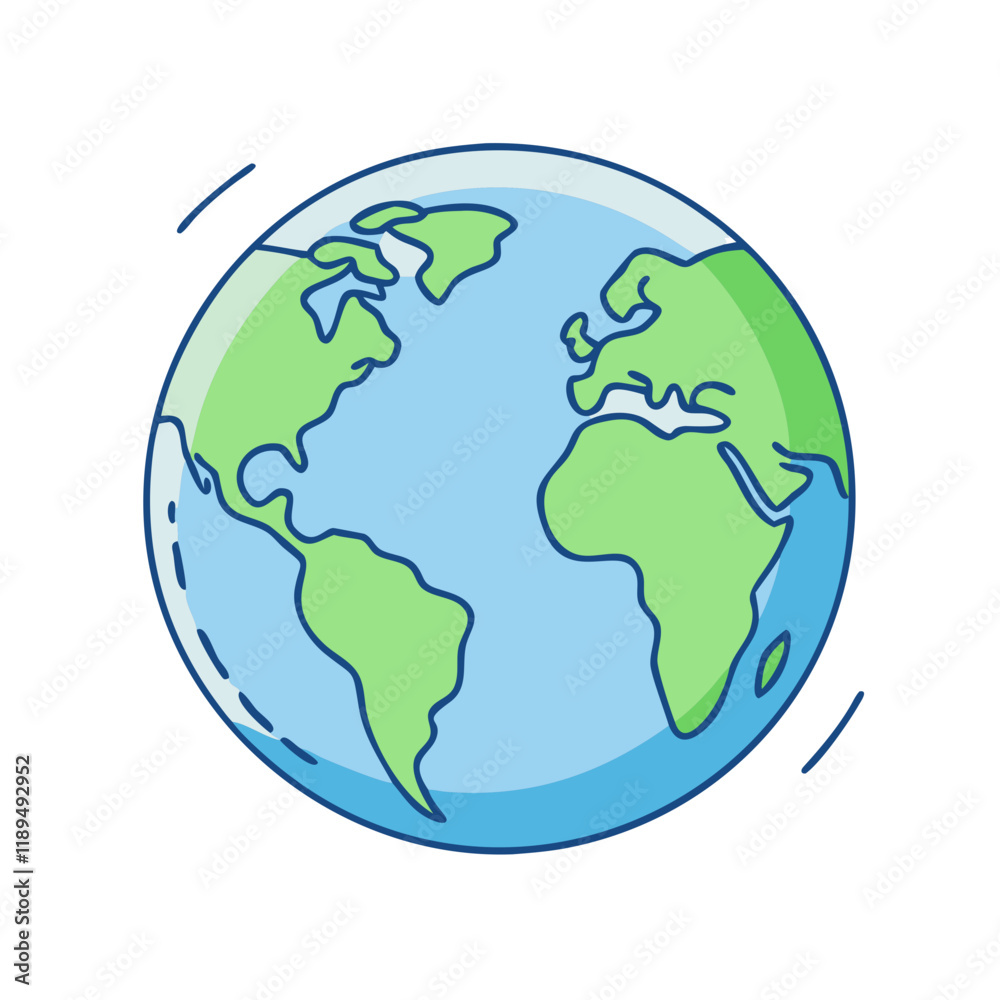 globe vector icon, globe vector illustration - simple illustration of globe, perfect for logos globe