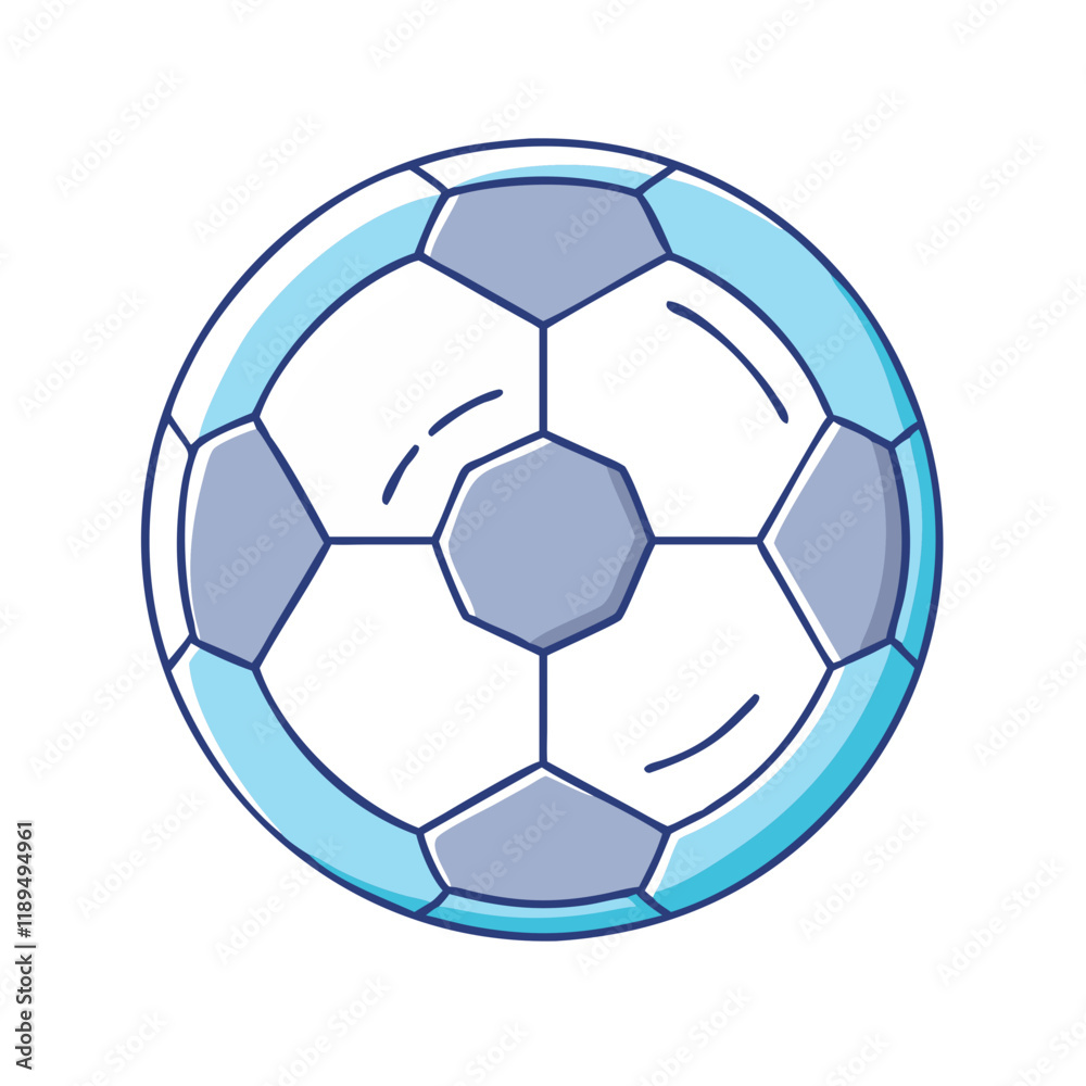 Fototapeta premium soccer ball vector icon, soccer ball vector illustration - simple illustration of soccer ball, perfect for logos soccer ball