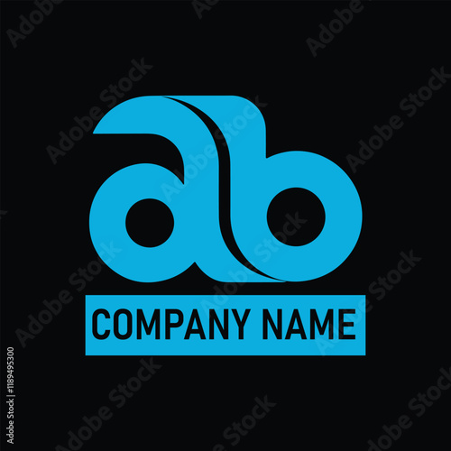 AB Letter Logo Design  Clean & Modern Typography for Business Branding
