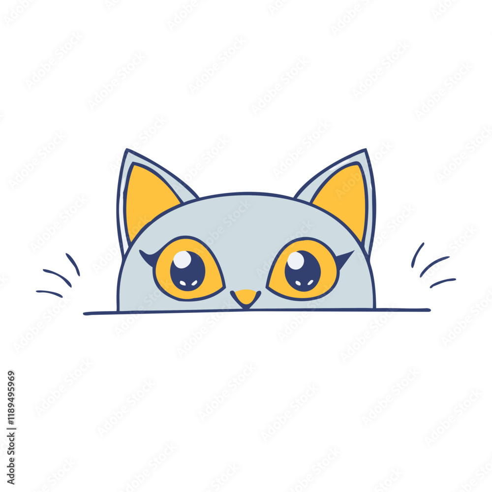 cat eyes peeking vector icon, cat eyes peeking vector illustration - simple illustration of cat eyes peeking, perfect for logos cat eyes peeking cat eyes peeking vector icon, cat eyes peeking vector illustration - simple illustration of cat eyes peeking, perfect for logos cat eyes peeking