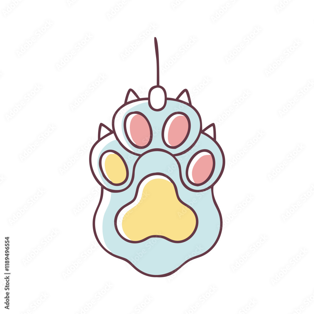 cat paw ornament vector icon, cat paw ornament vector illustration - simple illustration of cat paw ornament, perfect for logos cat paw ornament cat paw ornament vector icon, cat paw ornament vector illustration - simple illustration of cat paw ornament, perfect for logos cat paw ornament