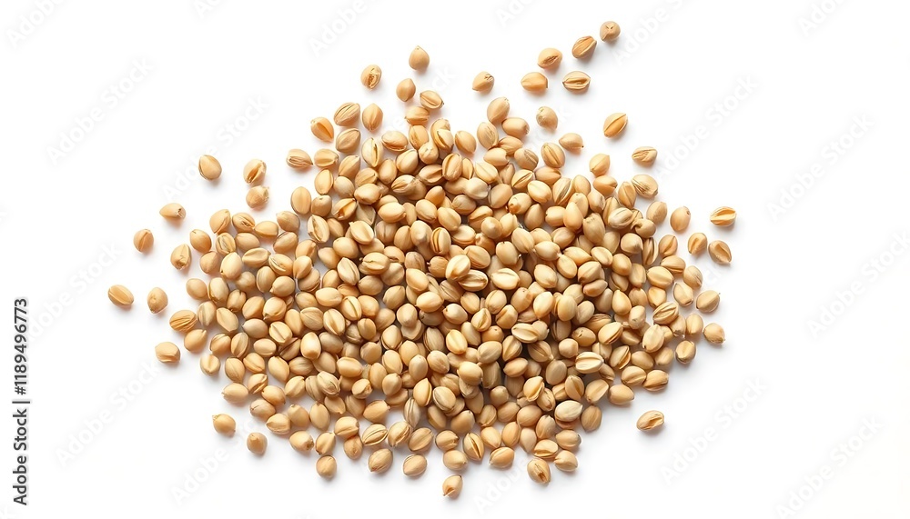 Golden Coriander Seeds: A Simple, Natural Still Life Golden Coriander Seeds: A Simple, Natural Still Life