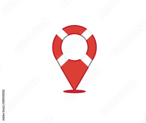 Free Download Creative Gps Water Saver Logo Rescue Vector Symbol Design - GFXLoad