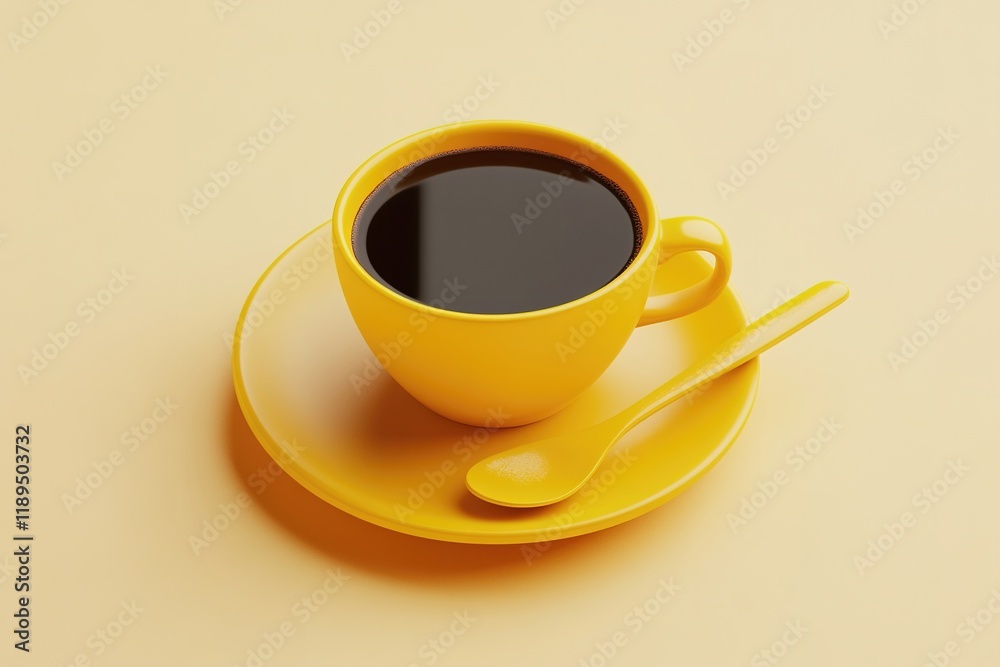 2D design icon style coffee colored coffee 2D design icon style coffee colored coffee
