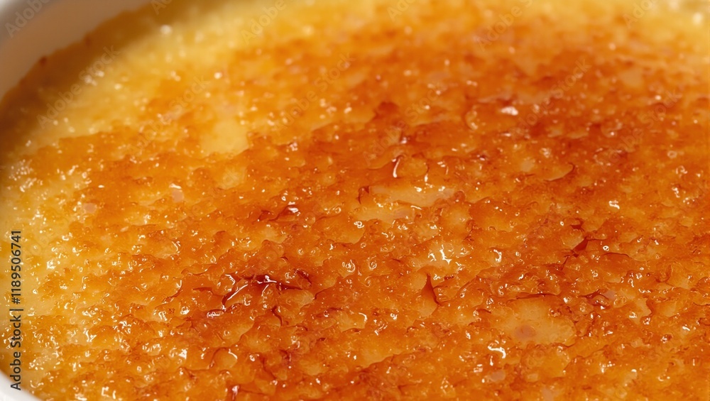 Indulgent crme brle with caramelized sugar crust creamy custard peeking through Rich amber tones under soft light Indulgent crme brle with caramelized sugar crust creamy custard peeking through Rich amber tones under soft light