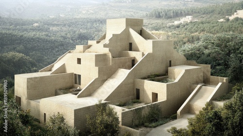 Stunning Modern Architecture Nestled Within a Lush Forested Landscape