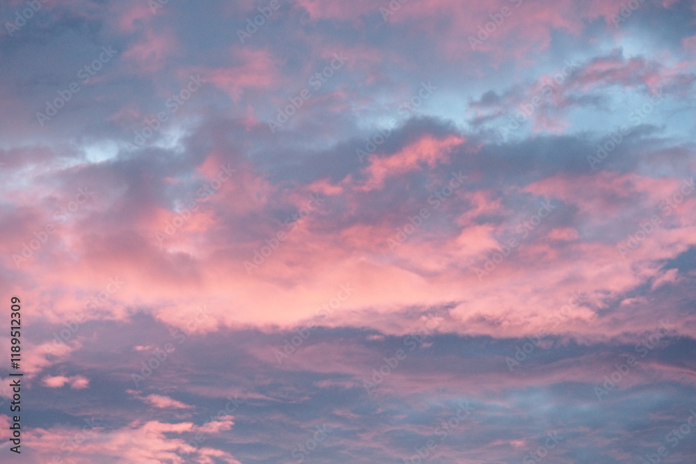 Fototapeta premium Pink clouds