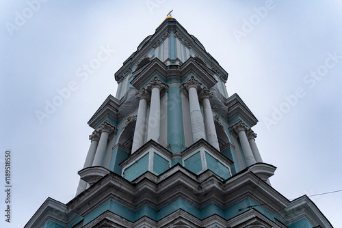 church tower with clock