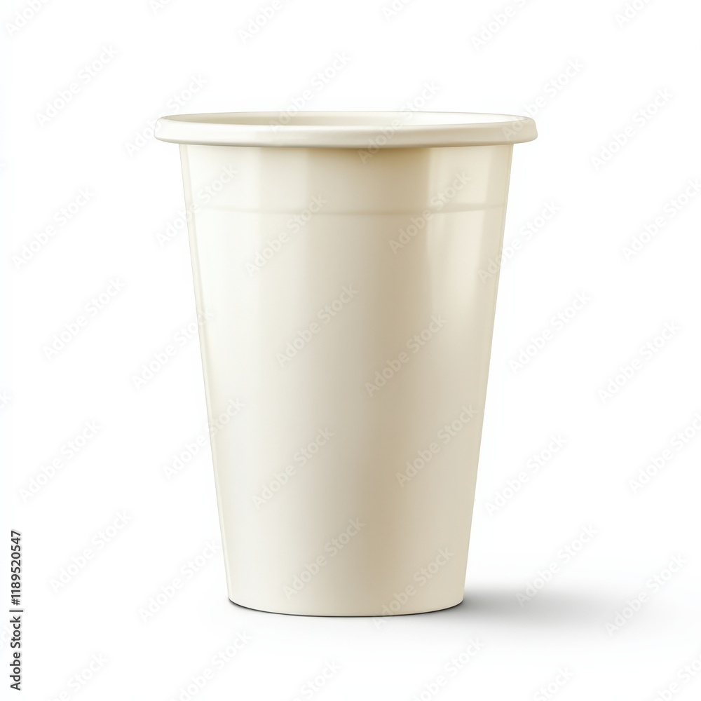 close up of a white plastic cup close up of a white plastic cup