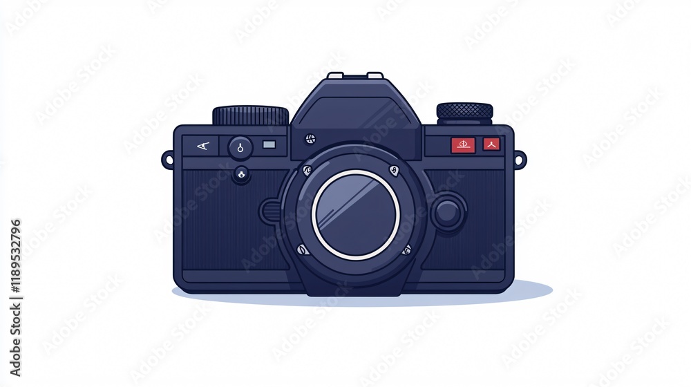 Linear Video Camera Movie Button User Interface Image Linear Video Camera Movie Button User Interface Image