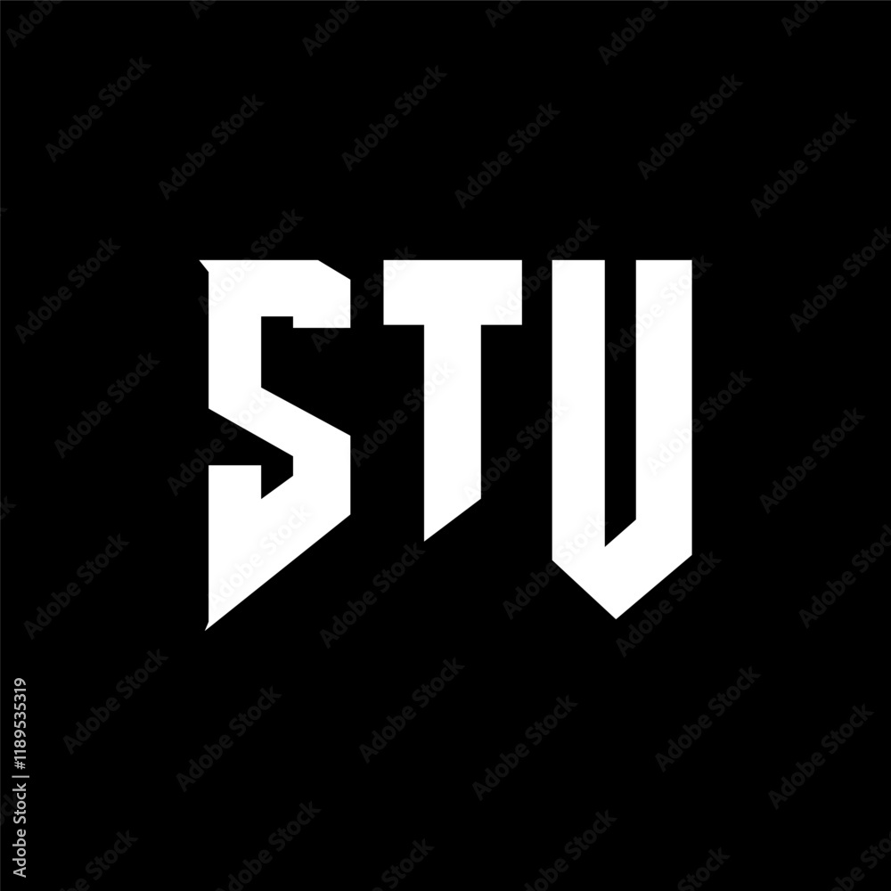 STU letter logo design for technology company. STU logo design black and white color combination. STU logo, STU vector, STU design, STU icon, STU alphabet. STU typography logo design. STU letter logo design for technology company. STU logo design black and white color combination. STU logo, STU vector, STU design, STU icon, STU alphabet. STU typography logo design.