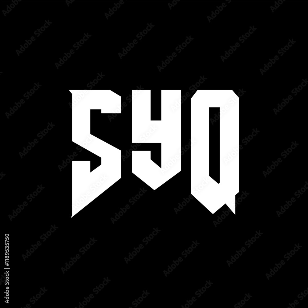 SYQ letter logo design for technology company. SYQ logo design black and white color combination. SYQ logo, SYQ vector, SYQ design, SYQ icon, SYQ alphabet. SYQ typography logo design. SYQ letter logo design for technology company. SYQ logo design black and white color combination. SYQ logo, SYQ vector, SYQ design, SYQ icon, SYQ alphabet. SYQ typography logo design.