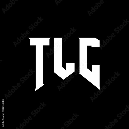 TLC letter logo design for technology company. TLC logo design black and white color combination. TLC logo, TLC vector, TLC design, TLC icon, TLC alphabet. TLC typography logo design. photo