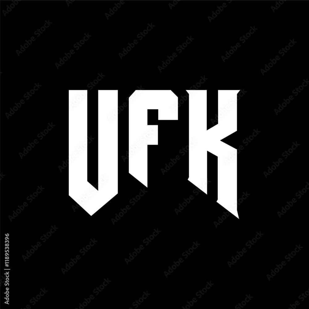 UFK letter logo design for technology company. UFK logo design black and white color combination. UFK logo, UFK vector, UFK design, UFK icon, UFK alphabet. UFK typography logo design. UFK letter logo design for technology company. UFK logo design black and white color combination. UFK logo, UFK vector, UFK design, UFK icon, UFK alphabet. UFK typography logo design.