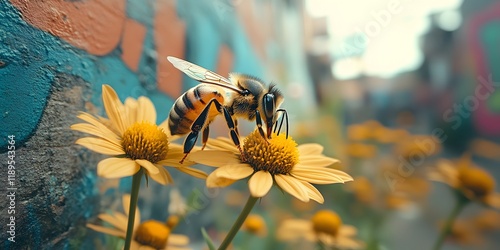 Apiary in the city photo