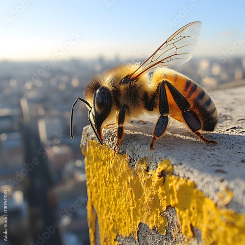 Apiary in the city photo