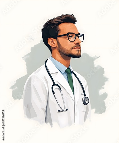 doctor portrait for icon photo