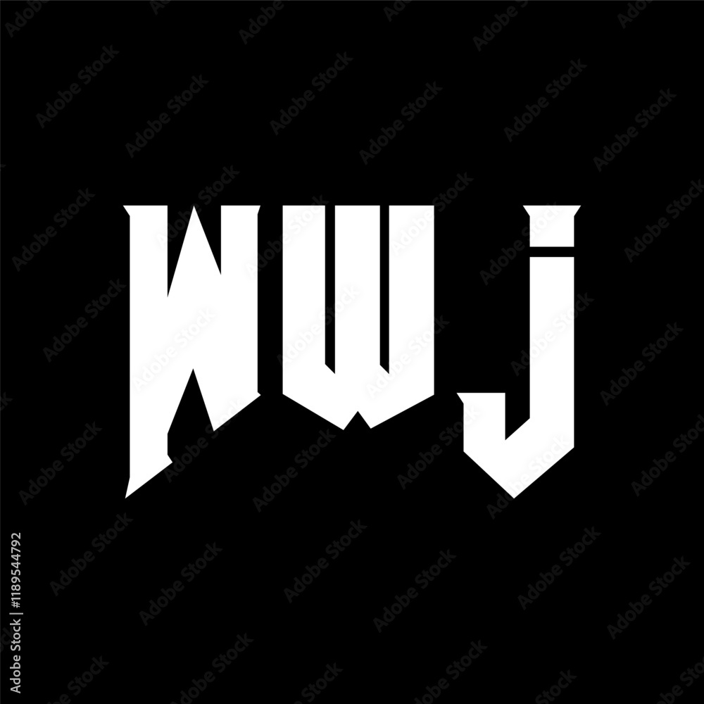 WWJ letter logo design for technology company. WWJ logo design black and white color combination. WWJ logo, WWJ vector, WWJ design, WWJ icon, WWJ alphabet. WWJ typography logo design. WWJ letter logo design for technology company. WWJ logo design black and white color combination. WWJ logo, WWJ vector, WWJ design, WWJ icon, WWJ alphabet. WWJ typography logo design.