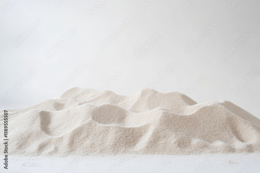 sand dunes on a white background sand dunes on a white background