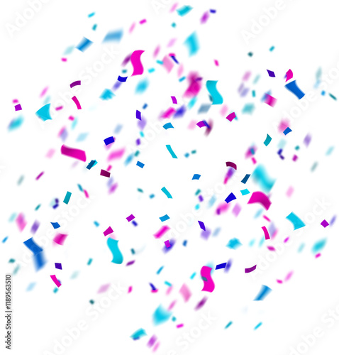 Rainbow Metallic Confetti in the air photo overlays, confetti photo effect