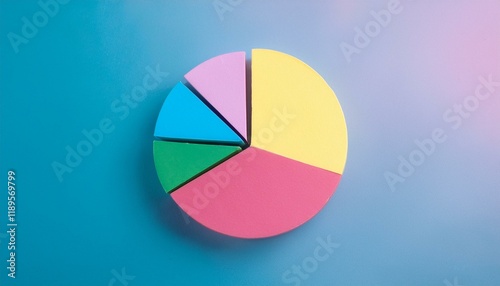 Free Download Pie chart with different colors representing market share, with each sector shown proportionately in size - GFXLoad