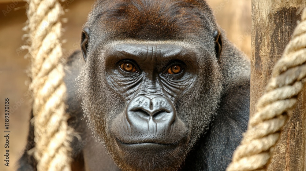 Obraz premium close-up of a gorilla