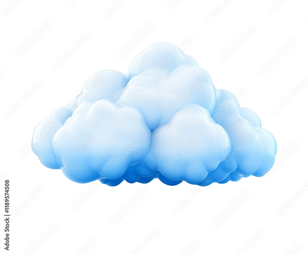 Stunning 3D Rendered Light Blue Fluffy Cloud Graphic Design , isolated on white background PNG Stunning 3D Rendered Light Blue Fluffy Cloud Graphic Design , isolated on white background PNG